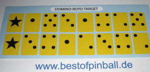 Domino Roto Target Decals (Gottlieb)